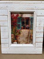 White Washed Frames with Tuscan Photos