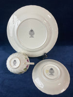 Royal Worcester Bacchanal Bone China Tea Trio