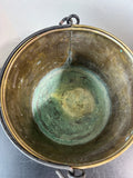 Holland Made Vintage Large Hammered Brass Bucket