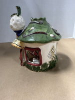 2003 Blue Sky CLAYWORKS Heather Goldminc Candle Holder Golf Pro Shop