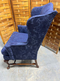 Fairington Blue Wingback Chair