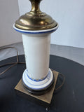 Frederick Cooper Vintage Ceramic Pharmacy Jar Style Table Lamp (WORKS)
