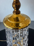 Waterford Crystal & Brass Table Lamp (WORKS)
