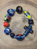 Glass Beaded Bracelet (No clasp/Does not stretch)