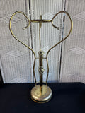 Lightweight Brass Tone Vintage Metal Plant Stand