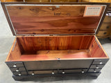 Lane Trunk with Embroidered Bench Seat