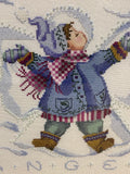 Cross Stitch Snow Angel - A