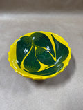 Footed Handpainted Pepper Bowl