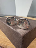 Please Return To Tiffany & Co. Sterling Silver Cuff Links