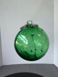 Hand Blown Green Glass Witch Ball