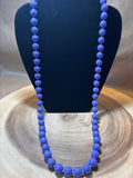 Purple Beaded Necklace
