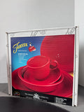 (H) Homer Laughlin Fiestaware 5-Piece Scarlet Place Setting in Box