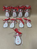 9 Piece Snowmen Ornaments - Appears Unused