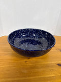 Large Blue Agate Bennington Pottery Serving Bowl
