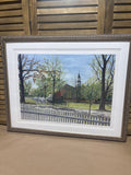 Randolph Carriage on The Green Williamsburg, VA by Nancy Hulshizer; Signed & Numbered (259/400) Plexiglass