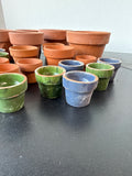 Lot Of Terra Cotta Planters And Mini Orchid Planters