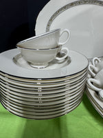 75-Piece Lenox Springdale Platinum Trim China Set
