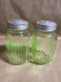 Uranium Spice Jars - Pair - GLOWS