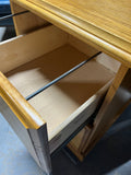 Wood Craft Co. Two Drawer File Cabinet with Key (B)***HEAVY ITEM***READ DETAILS ON PICK UP POLICY***
