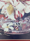 Asian Print in Bamboo Design Frame
