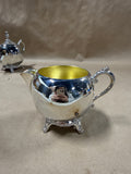 F.B. Rogers Silver Creamer And Sugar