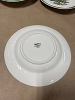 Set Of 7 Spode Christmas Tree Bread & Butter Plates // 2 Sets Available // *** PRICED INDIVIDUALLY ***