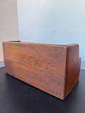 Heavyweight Vintage Wooden Desk Organizer