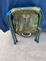 Camo Folding Camp Stool w/Carry Strap