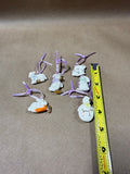 Miniature Lenox Easter Ornaments With Box - 6 Ornaments (H.A)