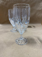 Set of 4 Mikasa Park Lane Crystal Iced Tea Goblets // 2 Sets Available // **** PRICED INDIVIDUALLY ****