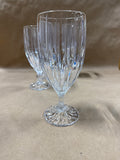 Set of 4 Mikasa Park Lane Crystal Iced Tea Goblets // 2 Sets Available // **** PRICED INDIVIDUALLY ****