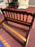 Pennsylvania House Pair of Twin Beds, with Side Rails and Support Slats