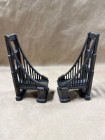 Restoration Hardware Cast Iron Bridge Bookends // 2 Sets Available // *** PRICED INDIVIDUALLY ***
