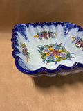 Vestal Alcobaca Floral Square Bowl — Made In Portugal