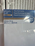 5-Piece Lot of Sealed Assorted Canvases