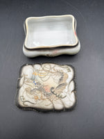 Asian Style Trinket Dish With Dragon On Lid