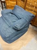 Denim Bean Bag Style Chair, 2 Available, PRICED INDIVIDUALLY, $75 each