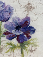 Purple Flower Cross Stitch