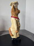 Resin Cat Chef Statue