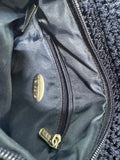 Navy Blue Talbots Crochet Crossbody Bag