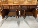Hickory Chair Pair of Oversized Nightstands
