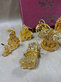 The Danbury Mint Gold Christmas Collection In Box - 2002 (C)