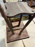 Antique Square Side Table/Plant Stand