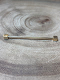 Gold Tone Tie Pin
