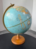 The World Book Vintage Globe by The George Cram Co.