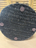 Large Black Basket with Fringe