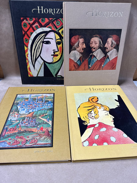 (G) Set Of 4 Horizon Hardcover Books — Seasons 1965
