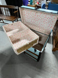 Vintage Painted Trunk, on Casters