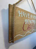 Kirklands Have A Very Beachy Christmas Wooden Hanging Sign