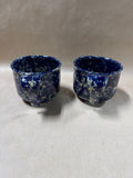 Blue Agate Bennington Pottery Coffee Mugs - Set Of 2 // 2 Sets Available // PRICED INDIVIDUALLY